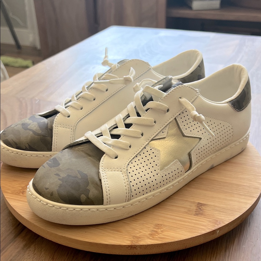 Vintage Havana Gold Star Camo Sneakers Betsy 10 Excellent Condition!